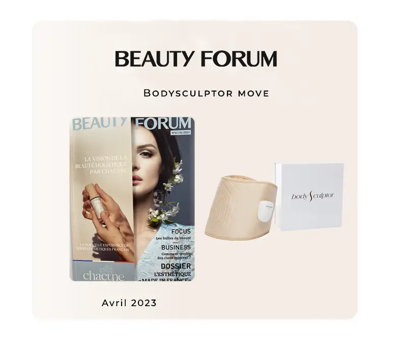 Ceinture Bodysculptor dans le magazine Beauty Forum