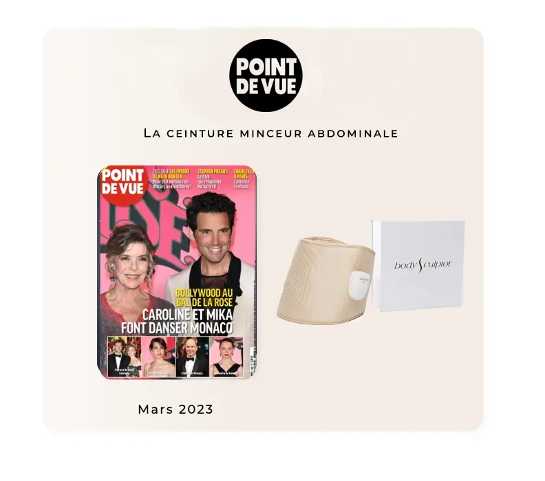 Ceinture Bodysculptor dans le magazine Point de vue