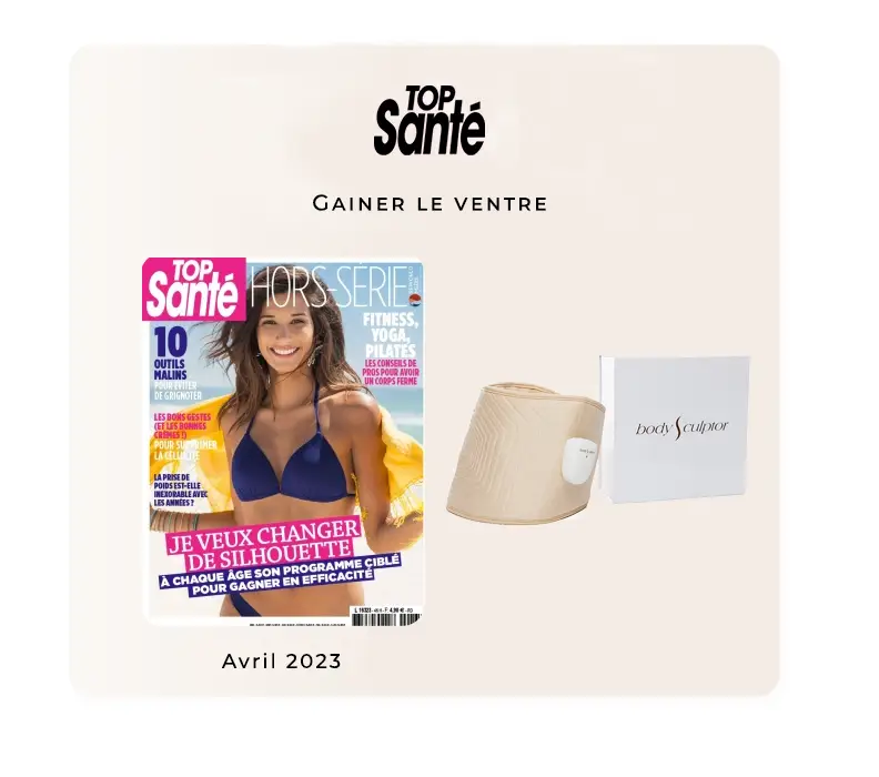 Ceinture Bodysculptor dans le magazine TOP SANTE