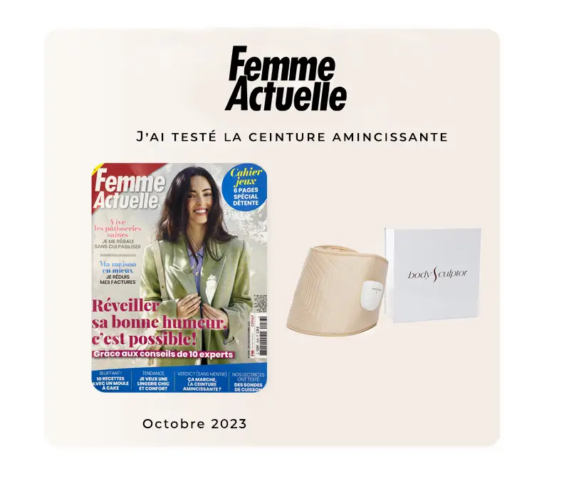 Publication Magazine Femme Actuelle sur Bodysculptor