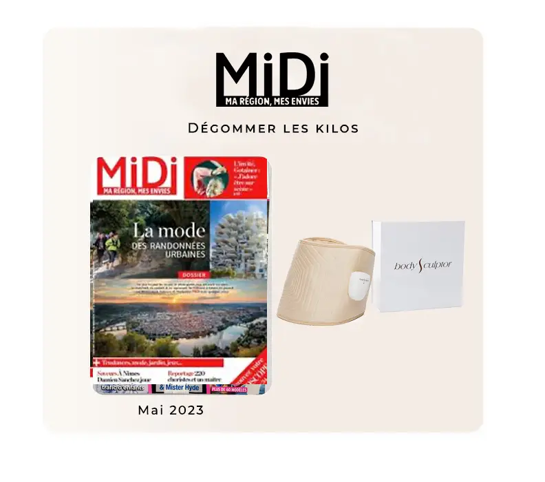Publication Magazine Midi Ma Région Mes Envies sur Bodysculptor