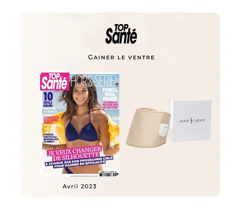 Publication Magazine Top Santé sur Bodysculptor